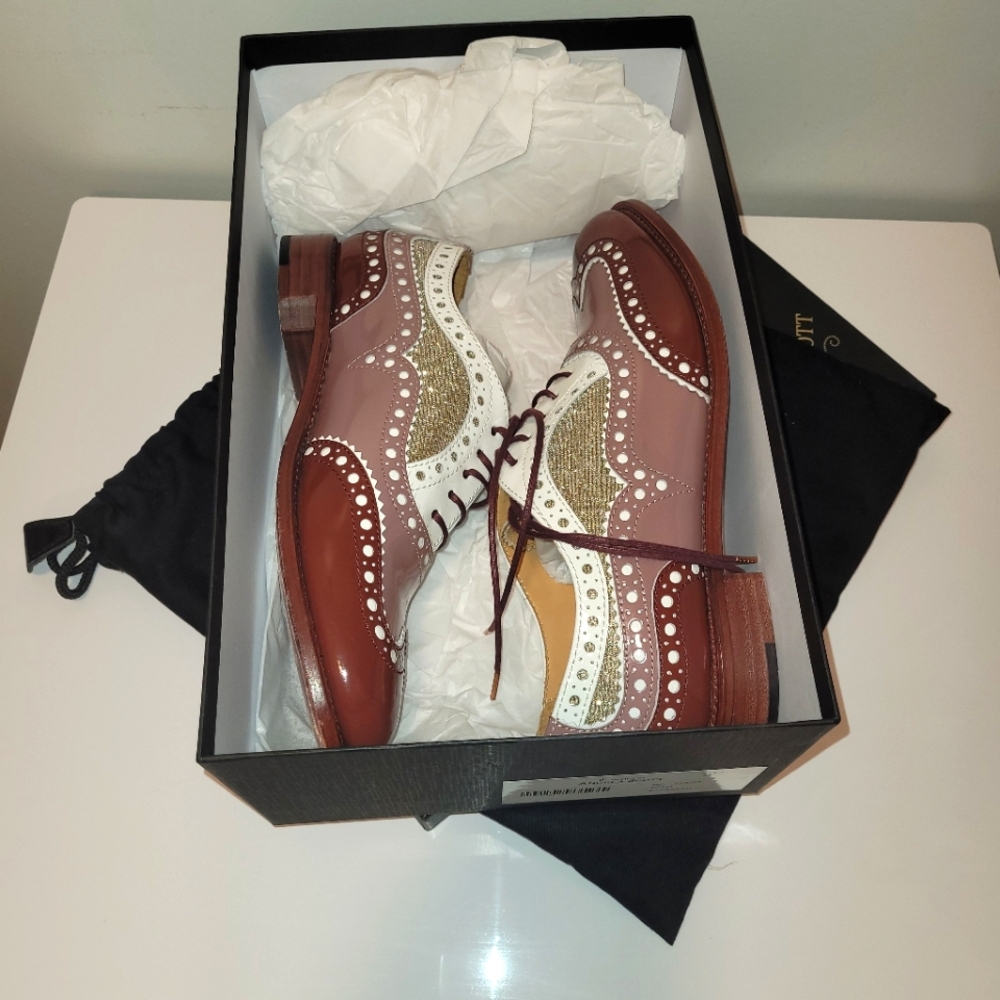 The Office of Angela Scott | Mr. Doubt Oxford, Size EU 41 (US 11), Plum